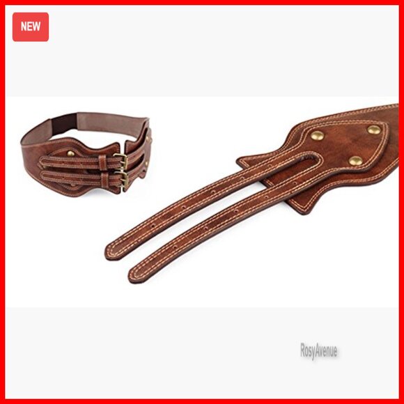 Vintage Obi Belt Wide Waist Belt PU Leather Elastic Retro Style main image 5